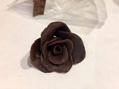 chocolate clay rose