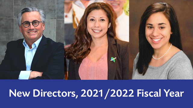 New Directors, 2021/2022 Fiscal Year