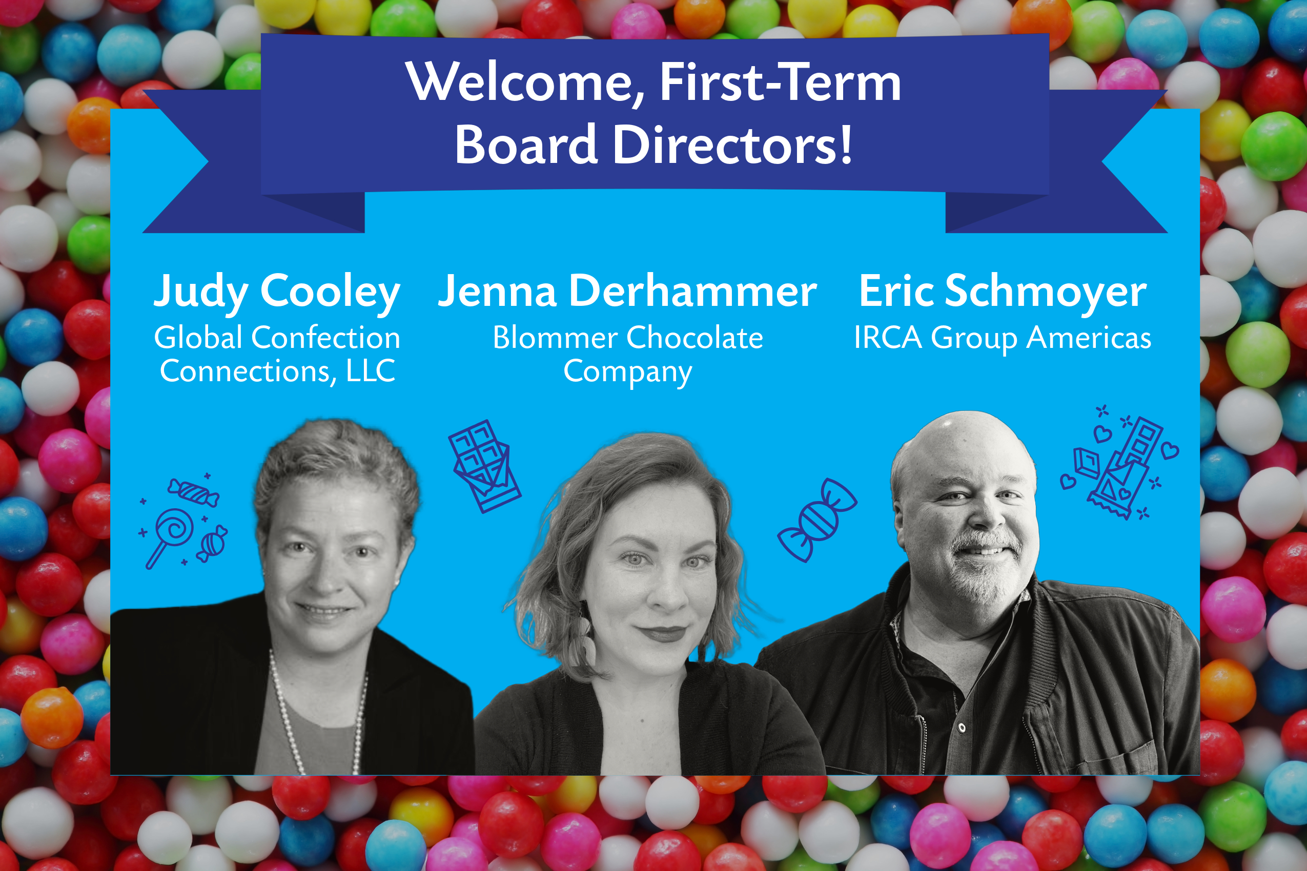 new directors 2025 Judy Cooley, Jenna Derhammer, Eric Schmoyer