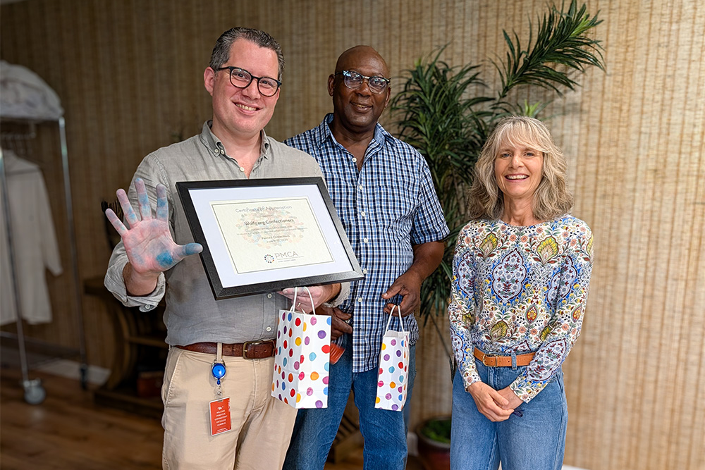 Wolfgang Confectioners host certificate